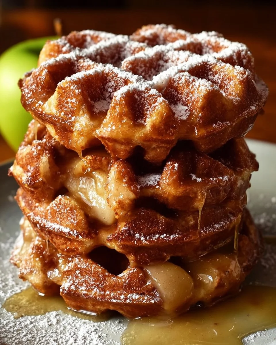 Apple Fritter Waffle Donuts – The Ultimate Cozy Brunch Hybrid