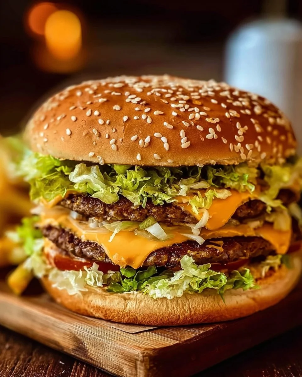 Big Mac Homemade Burger
