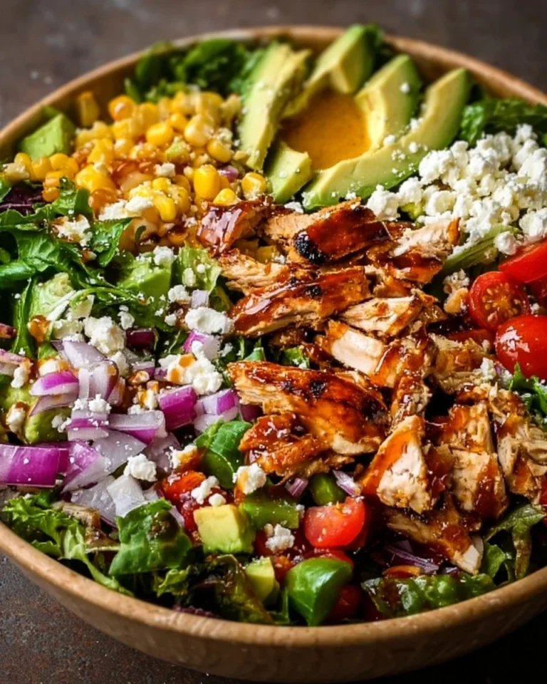 Delicious Chipotle Chicken Salad with fresh vegetables and grilled chicken