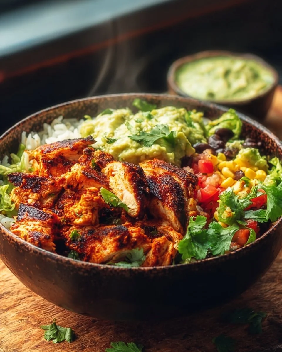 Copycat Chipotle Chicken Burrito Bowl