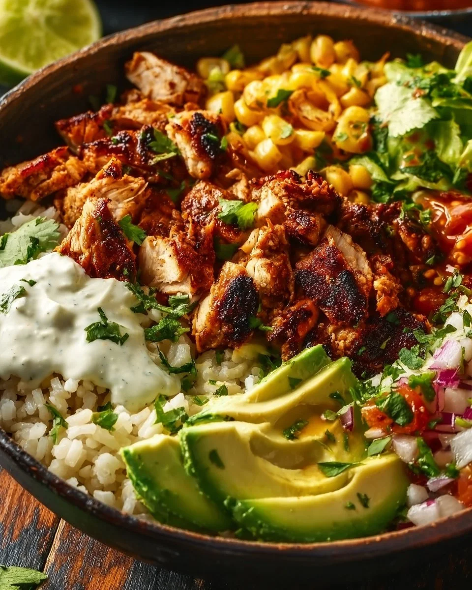 Copycat Chipotle Chicken Burrito Bowl