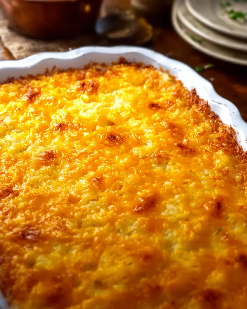 Copycat Cracker Barrel Hash Brown Casserole