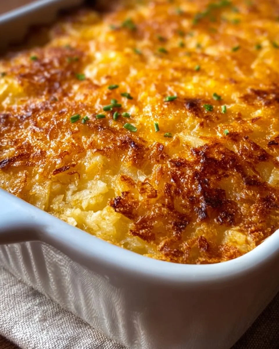 Delicious Copycat Cracker Barrel Hash Brown Casserole Recipe