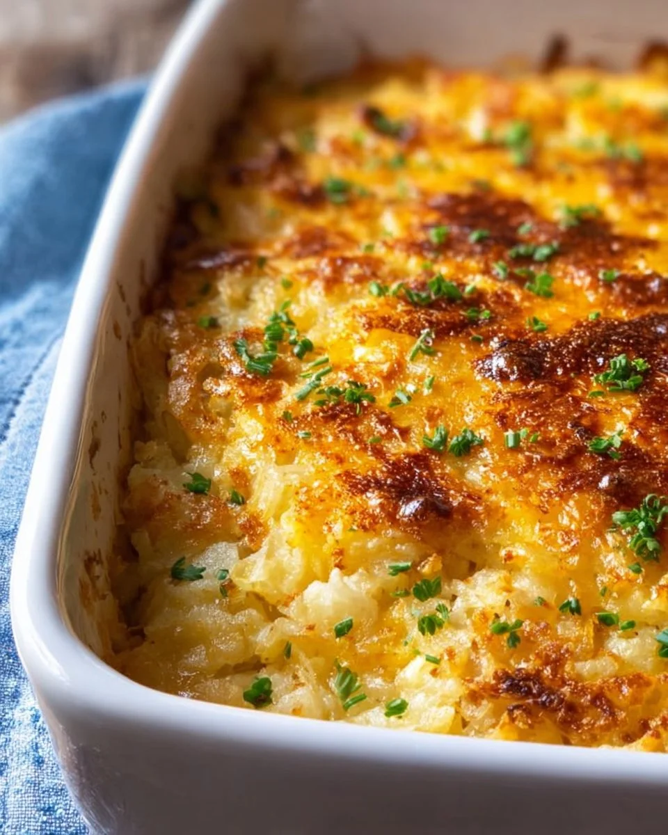 Copycat Cracker Barrel Hash Brown Casserole