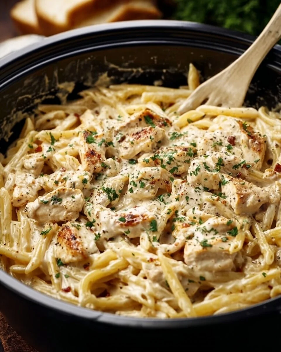 Creamy Olive Garden Chicken Pasta