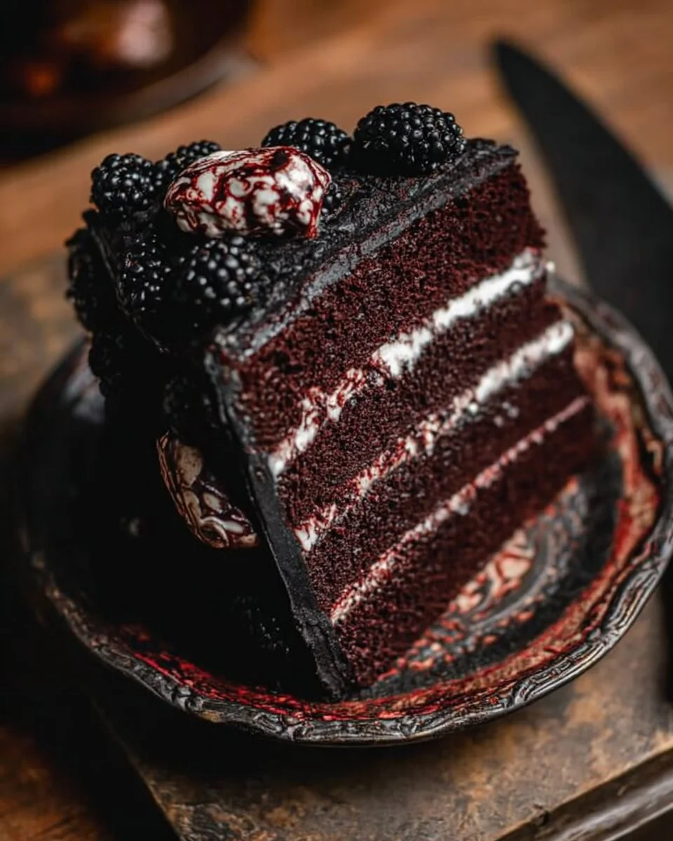Decadent Black Velvet Cake
