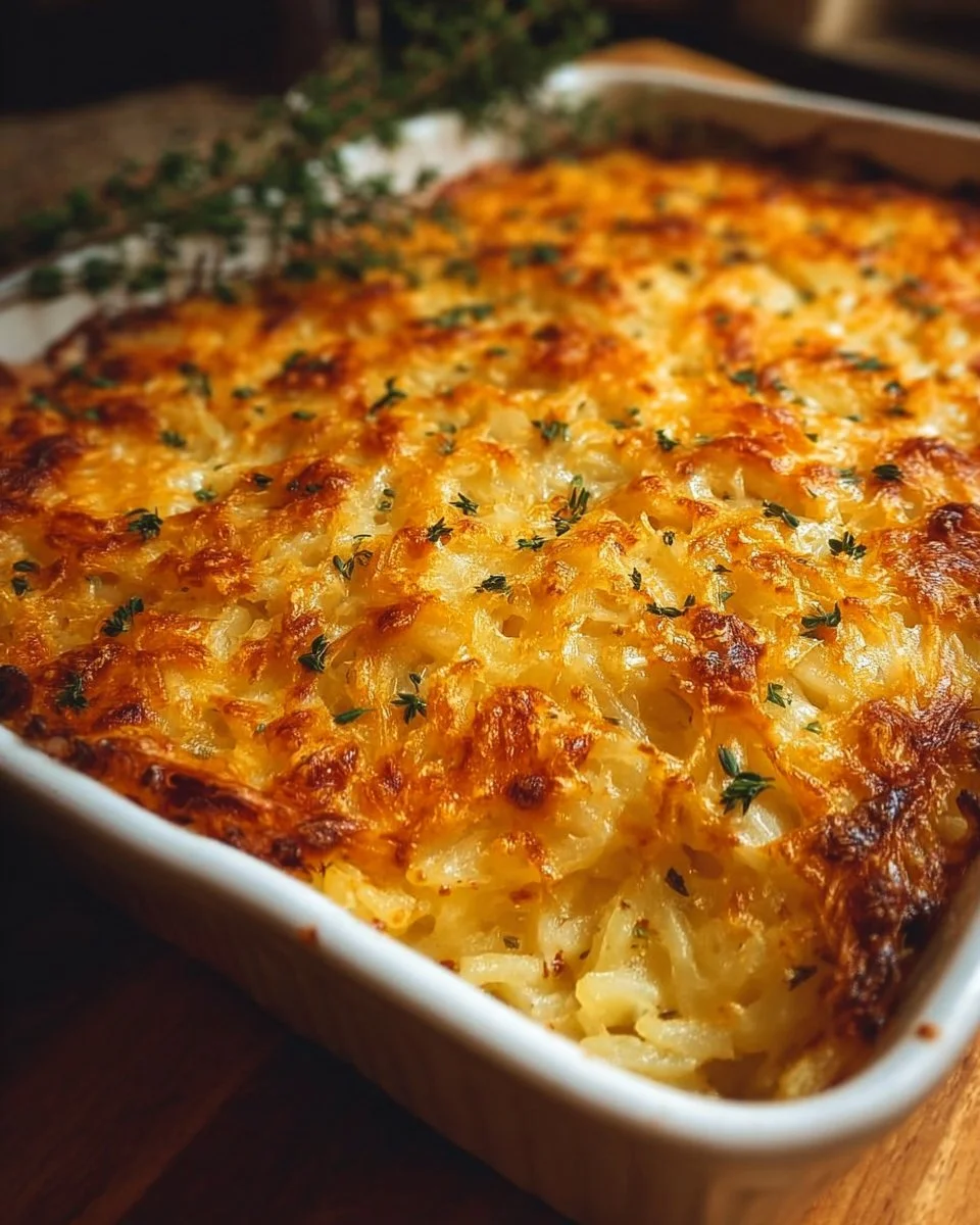 The BEST Hashbrown Casserole