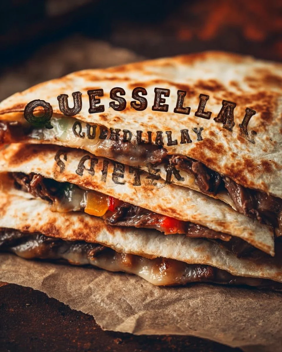 Weeknight Philly Cheesesteak Quesadillas